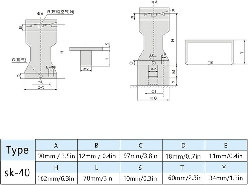 مطرقة هوائية صناعية تعمل بالهواء المضغوط، هزاز هواء قابل للتعديل، أداة تهتز للخرسانة - Image 4