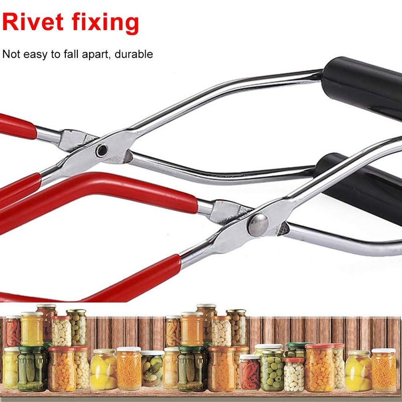 Stainless Steel Can Rack Anti Skid Canning Jar Lifter Tongs Strong Wide Mouth Clip for Kitchen Restaurant Storage - Image 4
