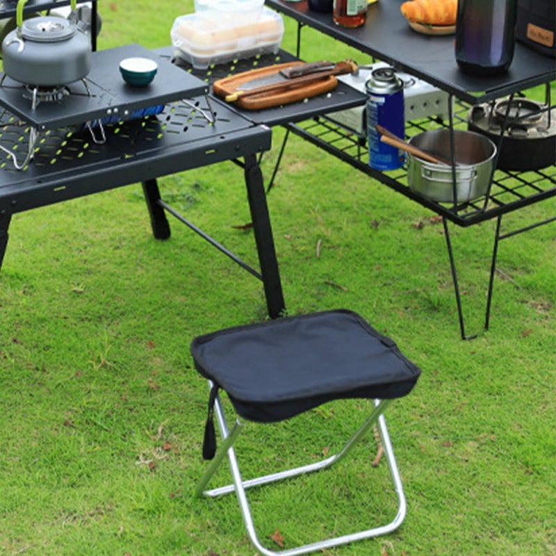 Heavy Duty Portable Camping Stool For Fishing Outdoor And Home Use Lightweight Durable - Image 3