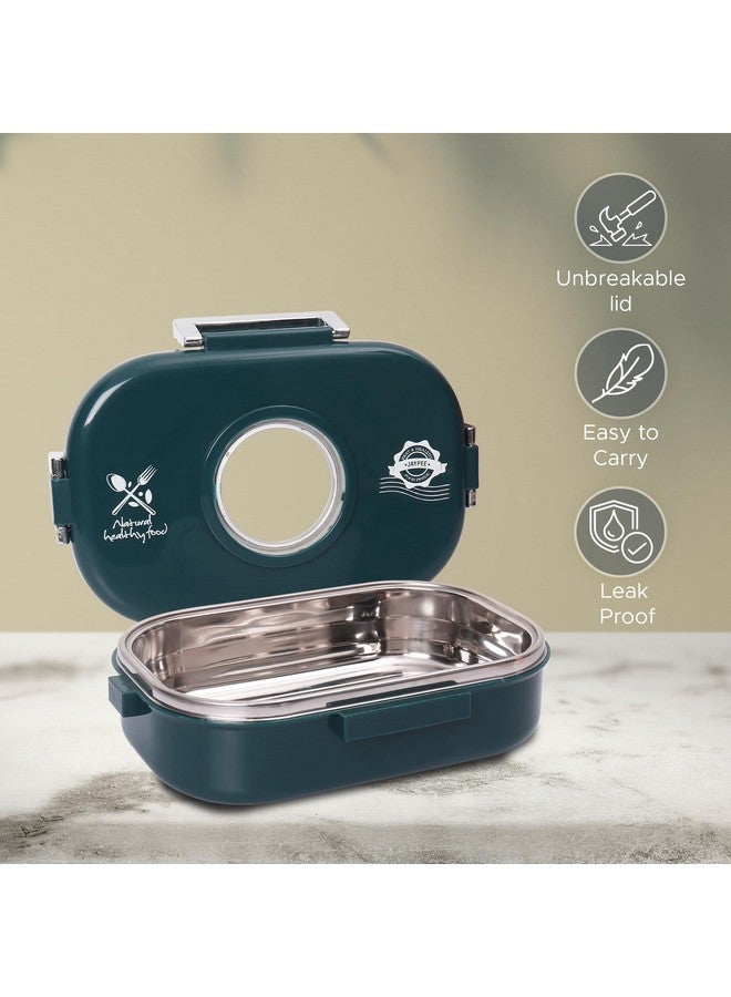 JAYPEE Inner Stainless Steel Insulated Lunch Box, Lunch Box for Kids, Office, School Submarine Green 650 ml - Image 4