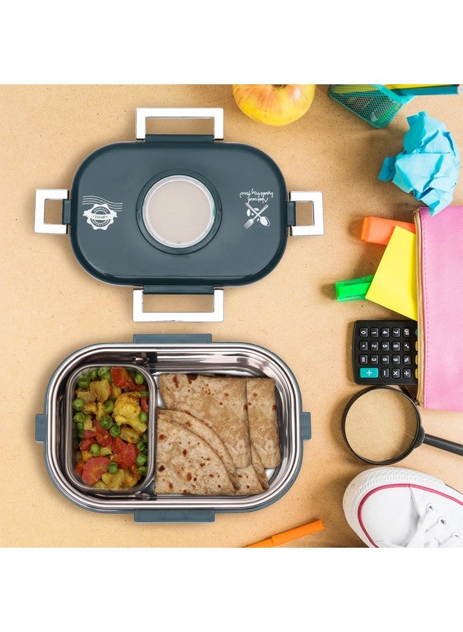 JAYPEE Inner Stainless Steel Insulated Lunch Box, Lunch Box for Kids, Office, School Submarine Green 650 ml - Image 2