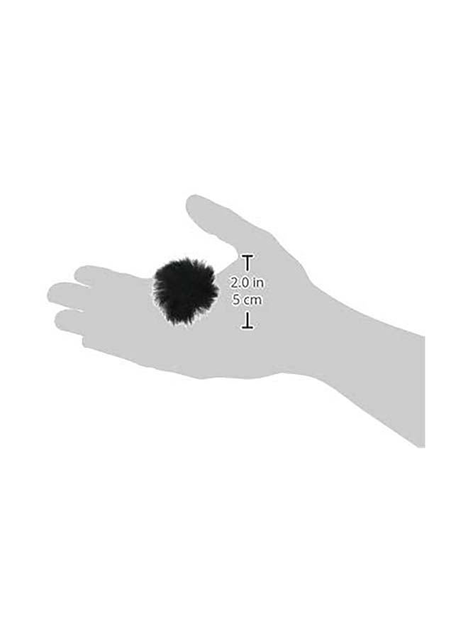 Shure AMVL-FUR, Mini Windjammer by Rycote for MVL Lavalier Microphone, Provides Improved Audio Quality & Clarity, Reduces Background Noise, Black AMVL-FUR Black - Image 3