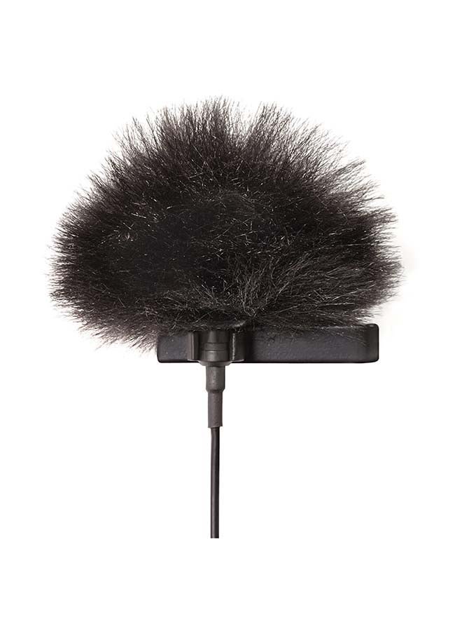 Shure AMVL-FUR, Mini Windjammer by Rycote for MVL Lavalier Microphone, Provides Improved Audio Quality & Clarity, Reduces Background Noise, Black AMVL-FUR Black - Image 5