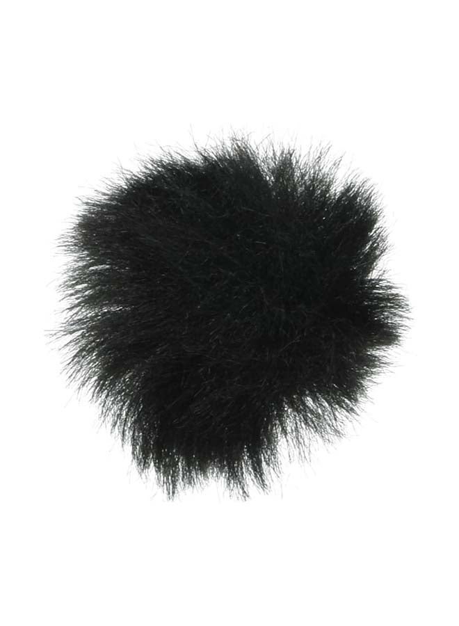 Shure AMVL-FUR, Mini Windjammer by Rycote for MVL Lavalier Microphone, Provides Improved Audio Quality & Clarity, Reduces Background Noise, Black AMVL-FUR Black - Image 1