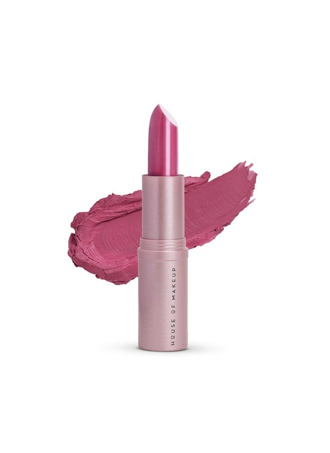 HOUSE OF MAKEUP - Lipsticks For Women | Nude Lipstick For Women | Lipstick Matte Finish | Nude Lipsticks, Peach Lipstick, Brown Nude Lipstick | 3.5 Gms | Frosted Pink - Image 1