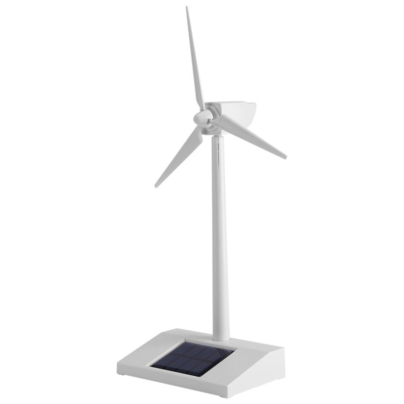 Mini Solar Windmill: Premium ABS Plastic, One-Body Structure Solar Energy Toy - Solar-Powered Rotation Kids Science Toy for Children Education, Home Decoration - Image 4