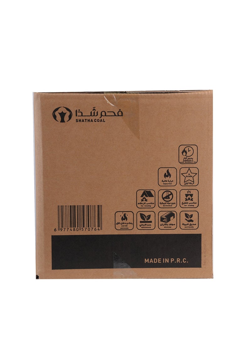 SHATHA COAL Natural Charcoal for Grilling – 10 kg - Image 2