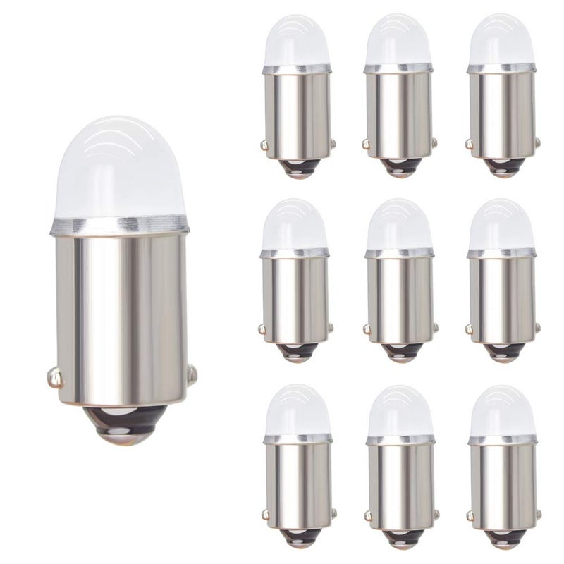 Yoper BA9S 53 57 1895 64111 LED Light Bulb for Car 12V Red