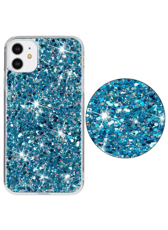 S-TOP Case For iPhone 11 Pro Transparent Frame Glitter Powder TPU Phone Case - Image 2