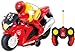 PowerTRC Unleash The Ultimate Racing Thrill 360 Degree Rotate Spinning RC Race Motorcycle Remote Control Race Biker with Dazzling Light and Sound Effect for Kids Red - Image 2