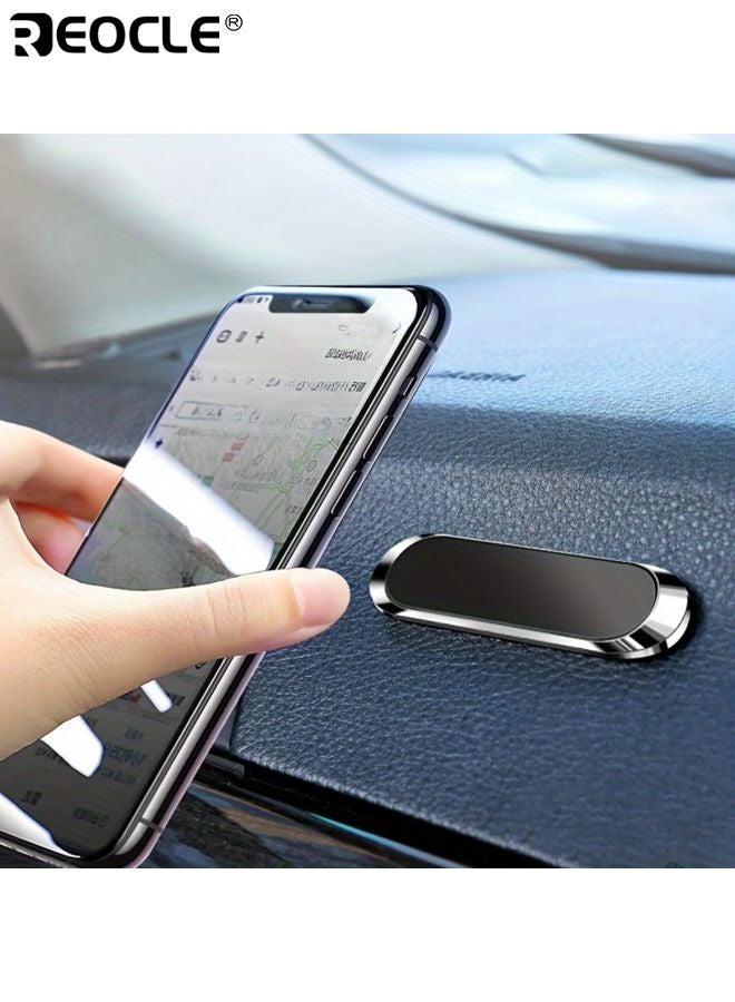 REOCLE Strong Magnetic Car Phone Holder Magnetic Suction Sticker Zinc Alloy Material Suitable for Global Phones and Vehicles ldeal for Navigation and Calls on Dashboard - Image 1