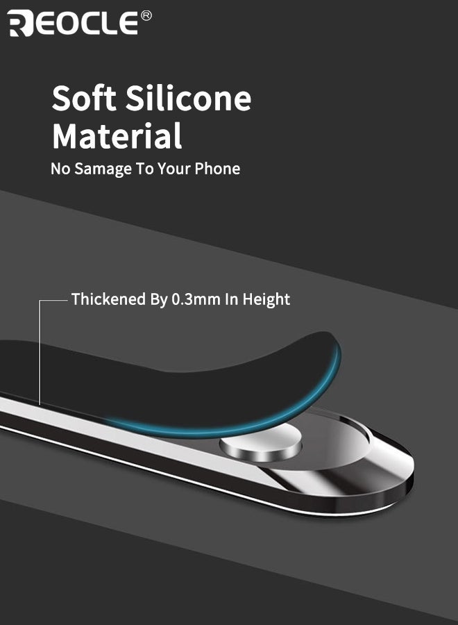 REOCLE Strong Magnetic Car Phone Holder Magnetic Suction Sticker Zinc Alloy Material Suitable for Global Phones and Vehicles ldeal for Navigation and Calls on Dashboard - Image 2