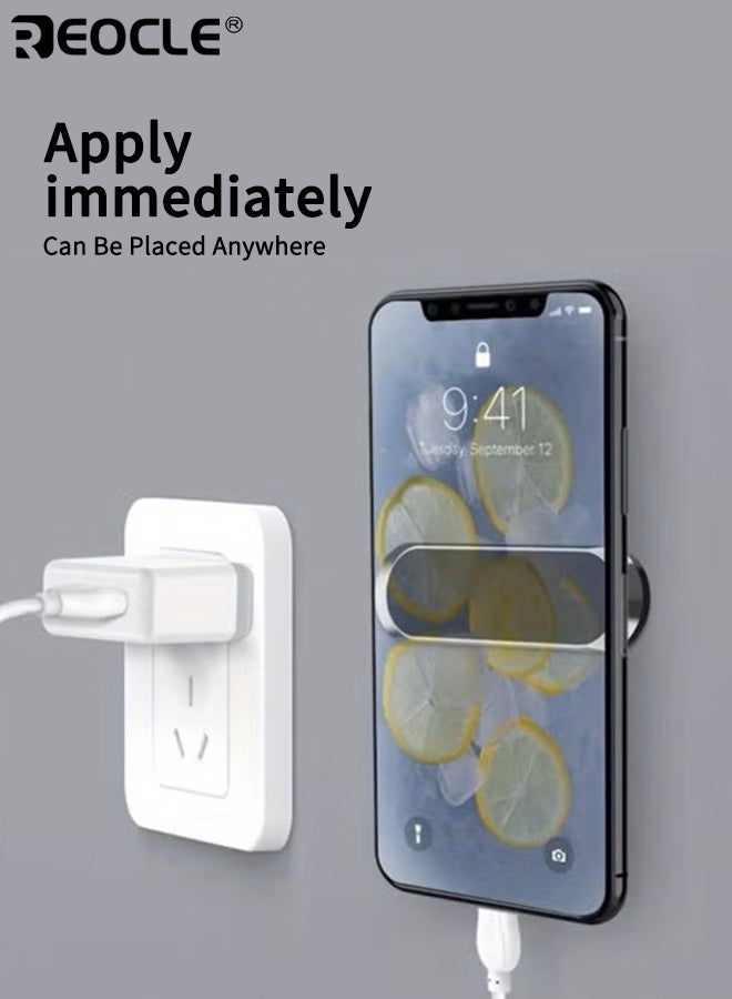 REOCLE Strong Magnetic Car Phone Holder Magnetic Suction Sticker Zinc Alloy Material Suitable for Global Phones and Vehicles ldeal for Navigation and Calls on Dashboard - Image 5