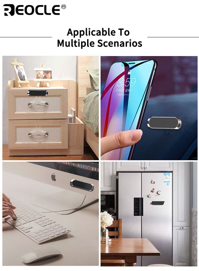 REOCLE Strong Magnetic Car Phone Holder Magnetic Suction Sticker Zinc Alloy Material Suitable for Global Phones and Vehicles ldeal for Navigation and Calls on Dashboard - Image 5