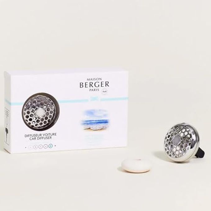 Maison Berger Refillable Car Air Freshener Vent Clip Diffuser Set 3.1 X 2 X 0.8 Inches Made In France (Ocean Breeze) - Image 3
