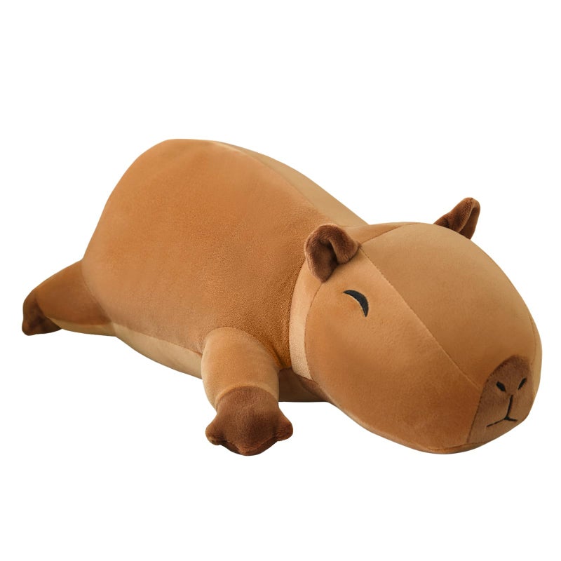 SQEQE Weighted Capybara Plush, Weighted Capybara Stuffed Animal, Cute Plushies Soft Pillow Toy Gift for Kids Adults 9.8 Inch, 0.8 Lbs - Image 1