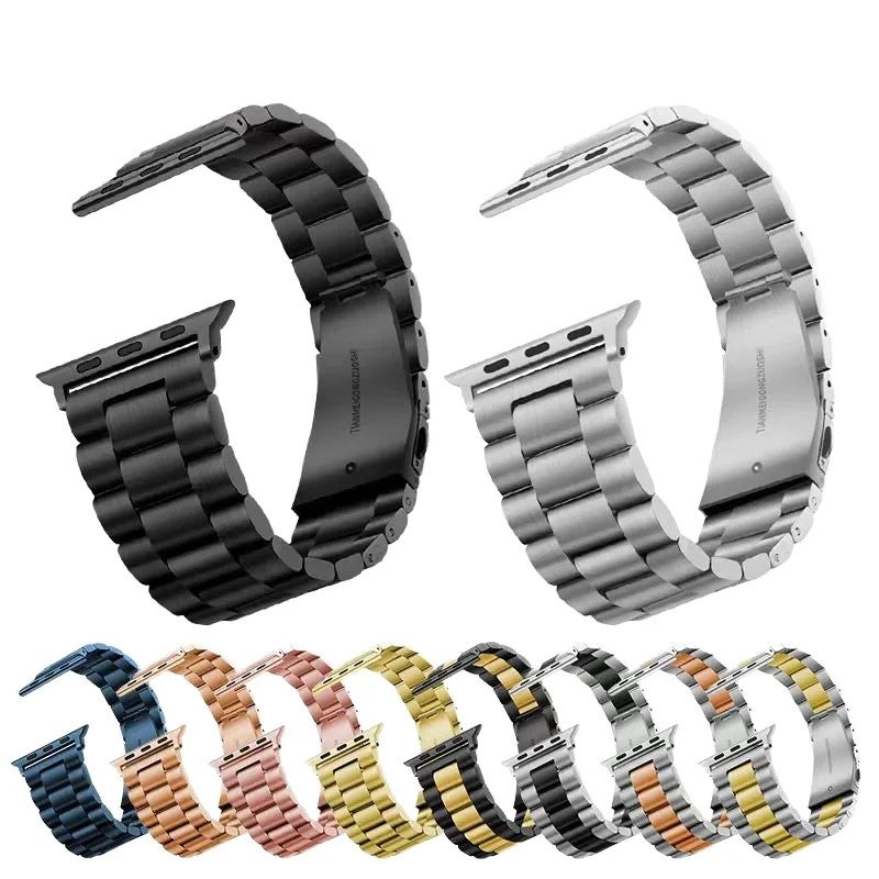Bluejw 304 Stainless Steel Link Watch Band Bracelet Replacement for Apple Watch 38mm 40mm 41mm 42mm 44mm 45mm 49mm - Image 2