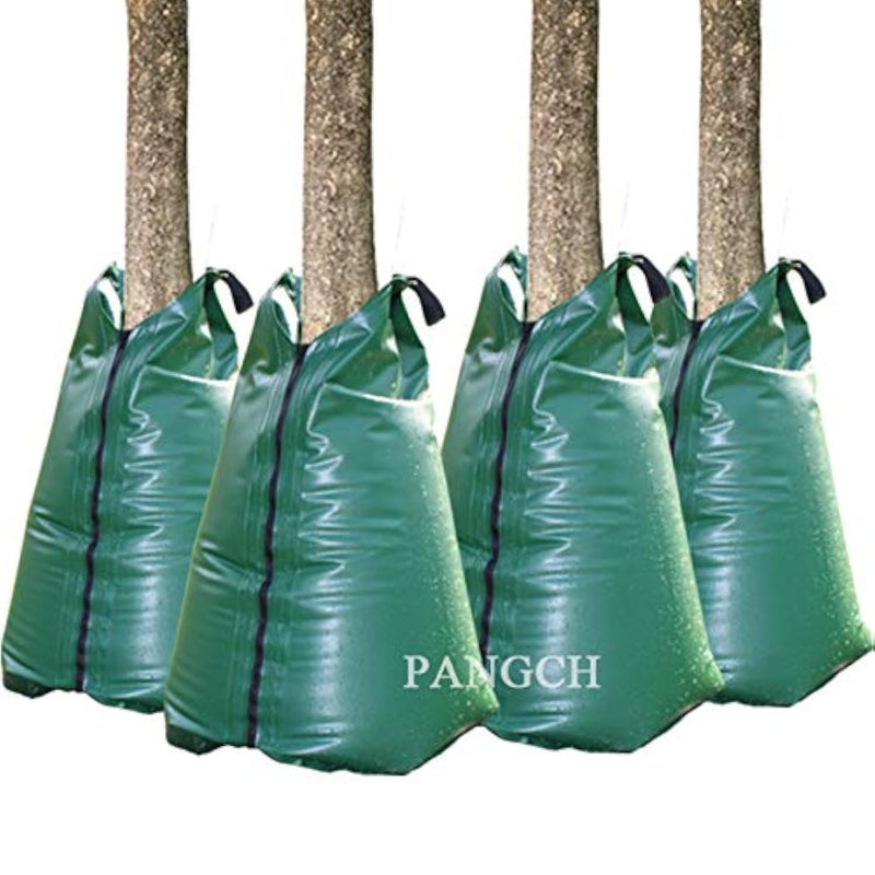 PANGCH 20 Gallon Slow Release Tree Watering Bags - Drip Irrigation for Newly Planted or Established Trees (4 Pack) - Image 1