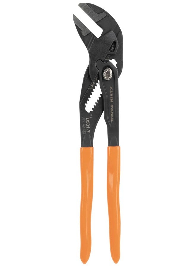 Klein Tools D5317 Compact Plier Wrench, High Leverage Multi-Use Adjustable Plier Wrench with Smooth Jaws, 7-Inch - Image 1