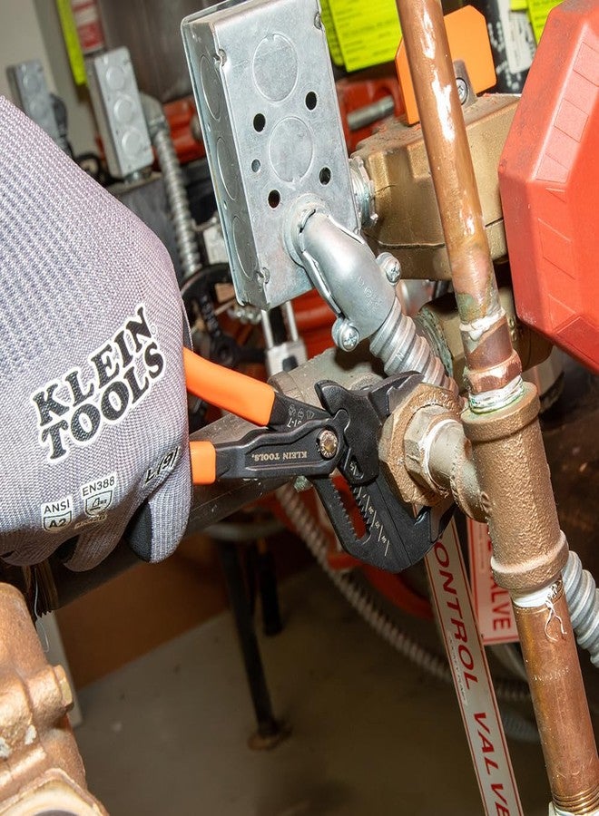 Klein Tools D5317 Compact Plier Wrench, High Leverage Multi-Use Adjustable Plier Wrench with Smooth Jaws, 7-Inch - Image 4