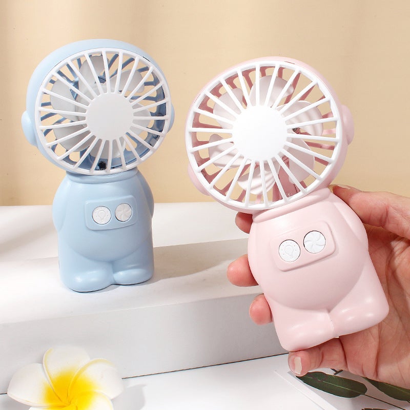 New Handheld Light Night Light Fan Summer Outdoor Portable Usb Charging Fan Desktop Small Fan Manufacturers - Image 5