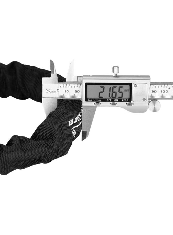 SolarStorm Bicycle Chain Lock, Mountain Bike Lock, Motorcycle Lock, Electric Bike Lock, Anti-Theft Lock, Universal Bike Lock, Cycling Equipment [0.9 Meter Model] - Image 2