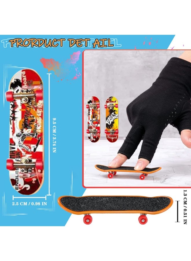 جيه زد اس مجموعة JZS Mini Finger Skateboard DIY من 3 قطع، مجموعة أدوات البدء الاحترافية لألواح التزلج الصغيرة، تمرين إبداعي للأصابع، هدية إبداعية لحفلات أعياد ميلاد الأطفال - Image 2