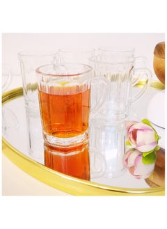 Saif Plus 12 Piece Ribbed Tea Cup Set  - Image 4