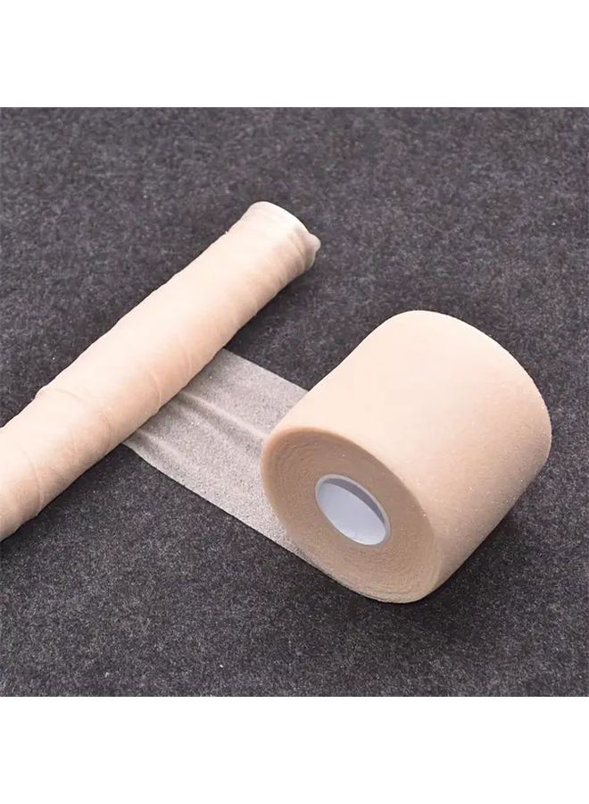 1pc Non Slip Shock Absorbing Tennis Grip Tape Beige for Better Control Cushioning - Image 5