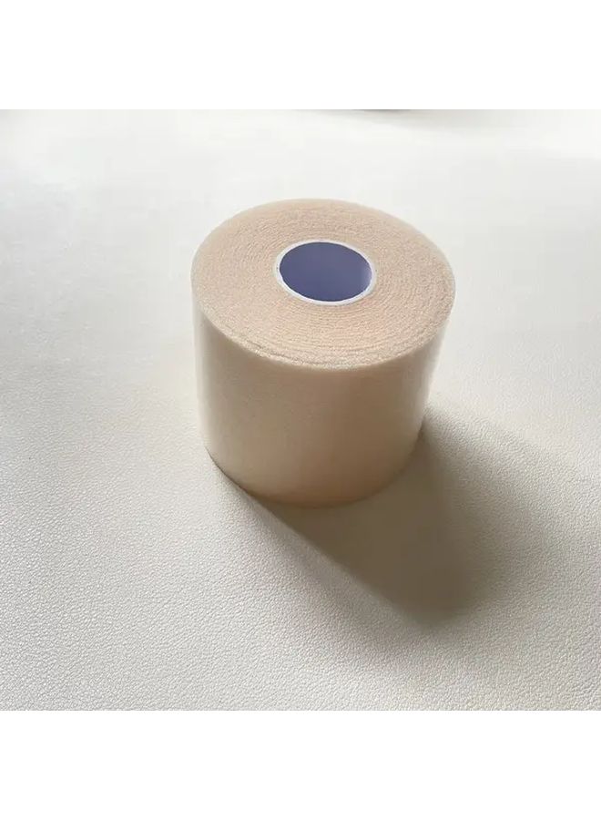 1pc Non Slip Shock Absorbing Tennis Grip Tape Beige for Better Control Cushioning - Image 1