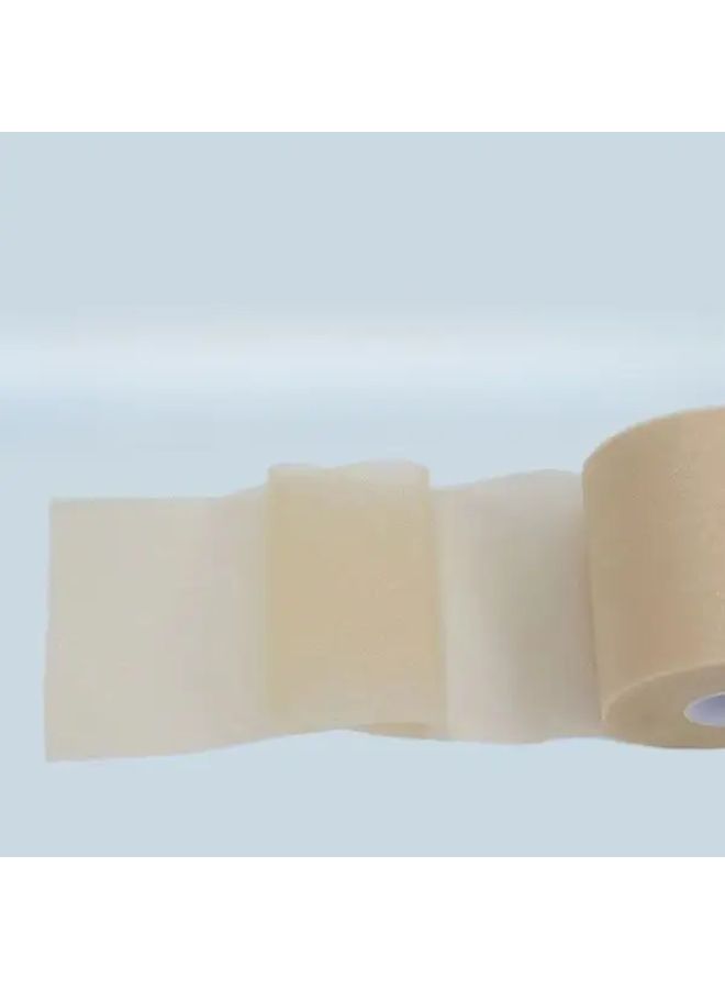 1pc Non Slip Shock Absorbing Tennis Grip Tape Beige for Better Control Cushioning - Image 3