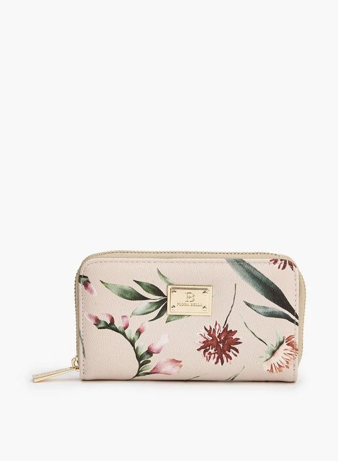 Flora Bella Floral Print Zip-Around Wallet