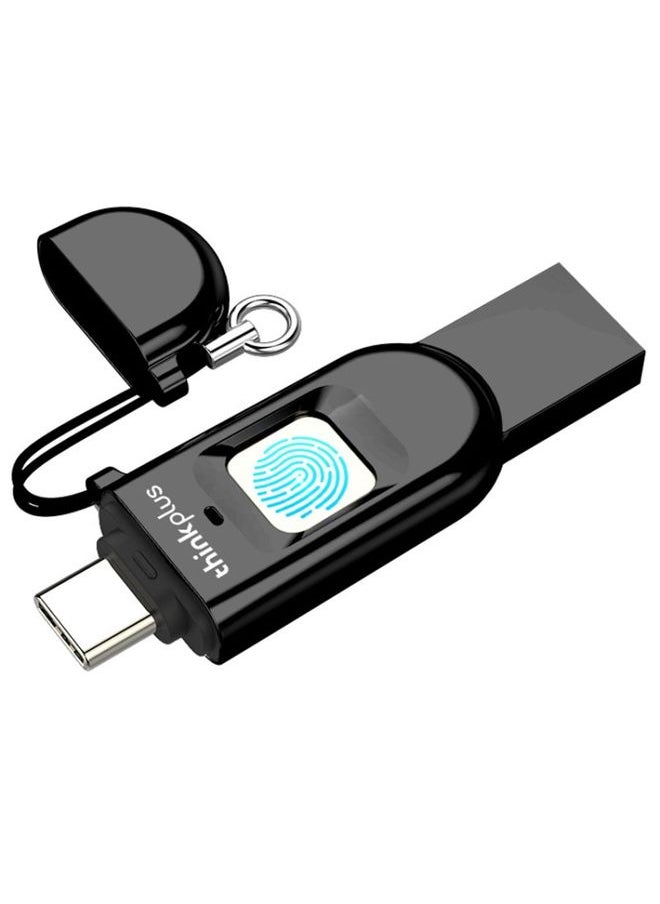 Generic - Lenovo Thinkplus TFU301 Dual Interface Type-C+USB Fingerprint Encrypted USB Flash Drive, Capacity: 32G - Image 1
