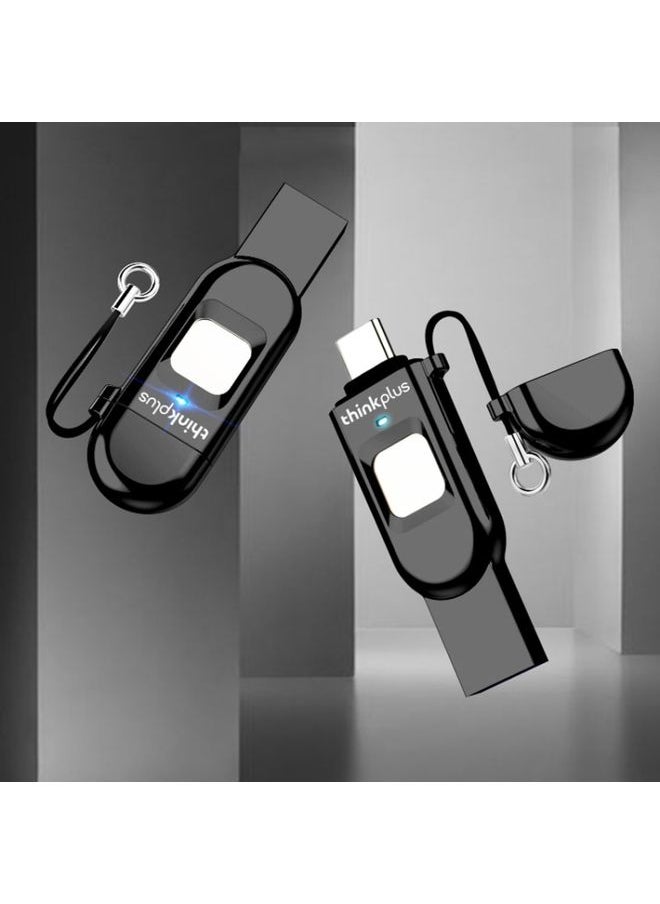 Generic - Lenovo Thinkplus TFU301 Dual Interface Type-C+USB Fingerprint Encrypted USB Flash Drive, Capacity: 32G - Image 1