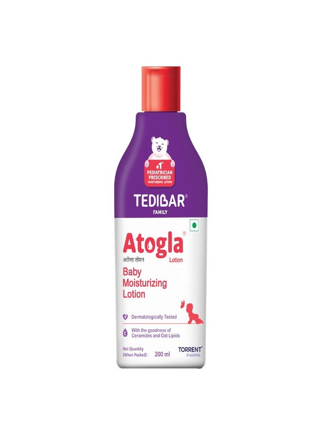 Atogla Baby Lotion 200ml from Tedibar Family | No. 1* Pediatrician prescribed Moisturising Lotion- By Torrent Pharma - Image 1