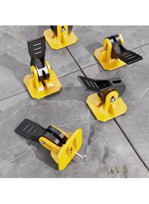 Tile Leveling System Kit, 50 Pcs Reusable Tile Levelers with 50 Pcs Replaceable Spare Steel T-Pin, Tile Tools for Installation Tile Installation Leveler Tool Set for 8-12mm Tiles, Wall & Floor