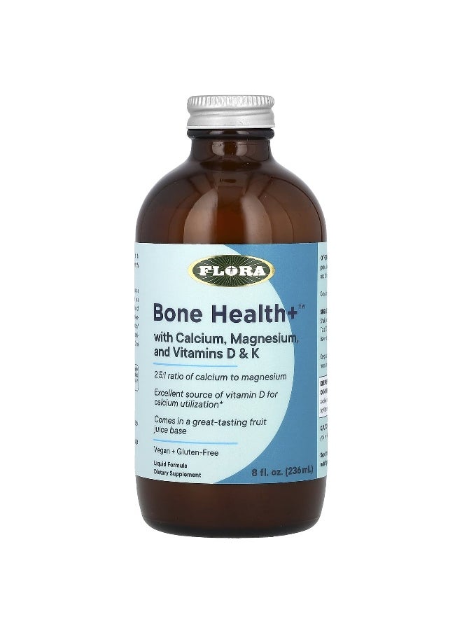 Flora Flora, Bone Health+™ with Calcium, Magnesium, and Vitamins D & K, 8 fl oz (236 ml)  - Image 3