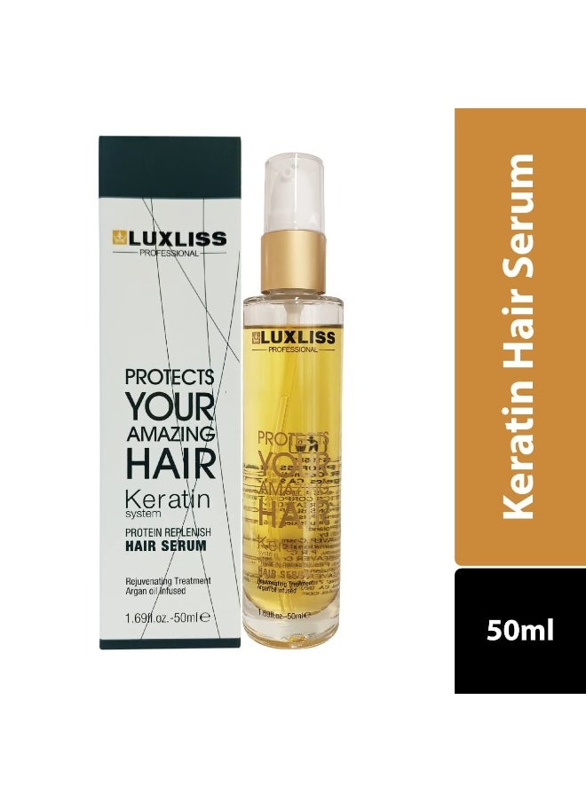 Luxliss Keratin Protein Replinish Hair Serum 50 Ml  - Image 2