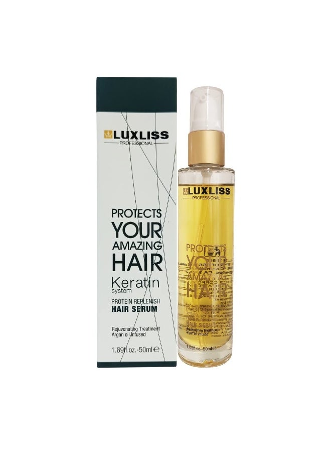 Luxliss Keratin Protein Replinish Hair Serum 50 Ml  - Image 3