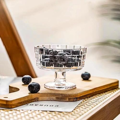 bellemax 300 ML Ice Cream Glasses Cups Dishes for Desserts, Milkshake,Fruit and Pudding Glass Serving Bowls, Perfect for Home, Restaurants and Parties Dishwasher Safe (Set of 6) (BM-02) - Image 3