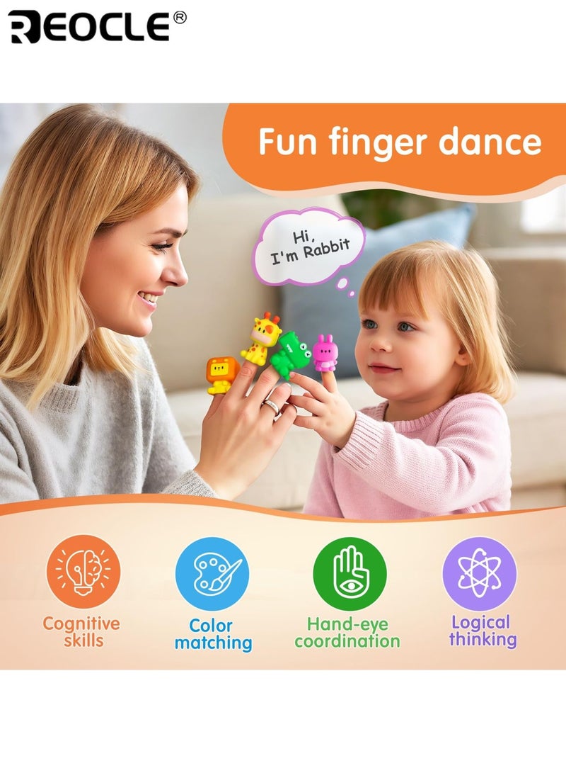 REOCLE Kid's Animal Train Toy with Counting Animals and Sorting Matching Design Educational Learning Toy with Counting Feature for Toddlers Boys Girls - Image 2