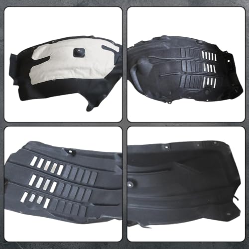Sekeseauto 1 Pair Front Left & Right Side Fender Liners, Compatible with Toyota Highlander 2020-2023 Replace# 538060E170 538050E170 TO1248240 TO1249240, Front Wheel Fender Splash Set - Image 4