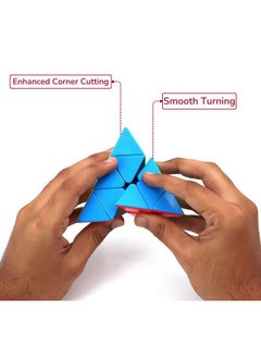 Drift Pyraminx Stickerless Magic Speedcube Puzzle Toy | Triangle Pyramid Shape Speedy Stress Buster Brainstorming Cubic Puzzle | Suitable For Boys Girls Kids Adults - pzsku/ZF8F59F908803E4A566A2Z/45/_/1733730254/a1dd30b7-7201-42ed-baf6-2e81ec6e98b1