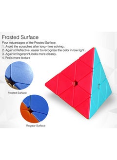 Drift Pyraminx Stickerless Magic Speedcube Puzzle Toy | Triangle Pyramid Shape Speedy Stress Buster Brainstorming Cubic Puzzle | Suitable For Boys Girls Kids Adults - pzsku/ZF8F59F908803E4A566A2Z/45/_/1733730281/82bf3b5a-1020-4b7c-b848-1812a4602758