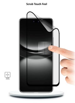 Wtech Huawei Nova 12 5G 2023 / Nova 12s 4G 2024 Nano Ceramic Full Glue Full Cover Matte Flexible Screen Protector (MSCNMN) -  Clear/Black  - Image 3