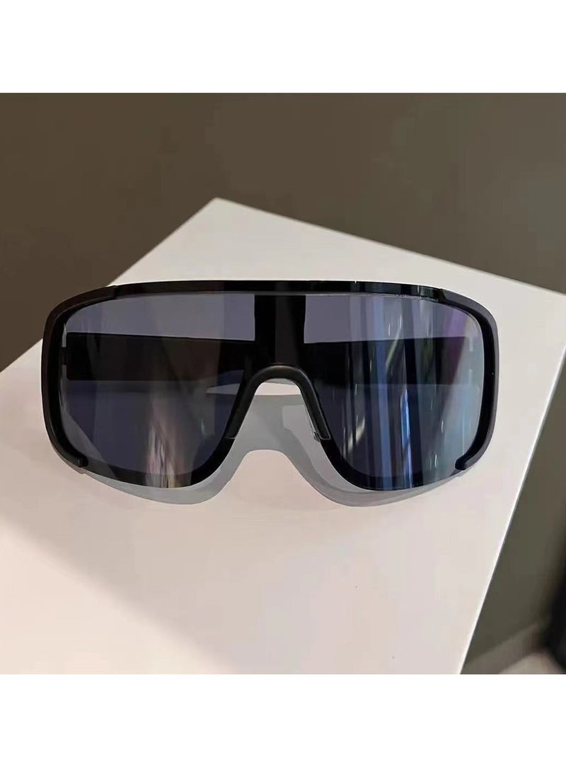 General Mountaineering sunglasses men's sunglasses women's fashionable face-showing small outdoor cycling glasses oversized integrated windproof ski glasses  - Image 1