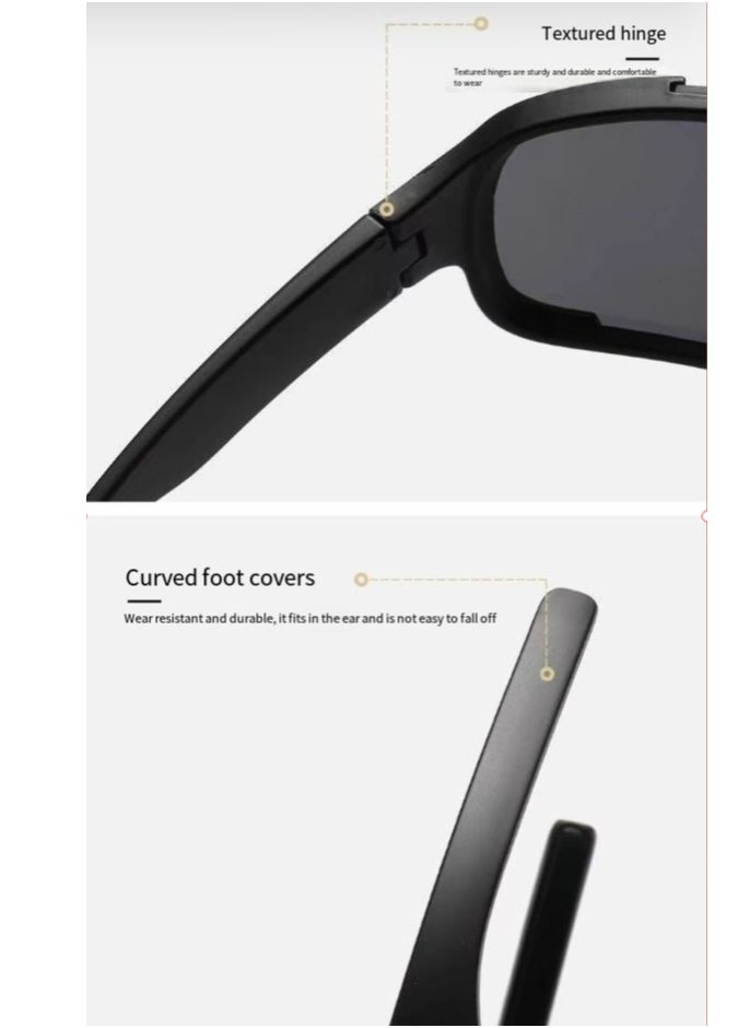 General Mountaineering sunglasses men's sunglasses women's fashionable face-showing small outdoor cycling glasses oversized integrated windproof ski glasses  - Image 4