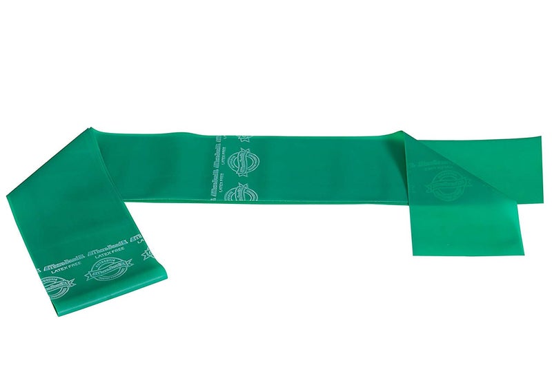 Theraband Green/Heavy Resistance Latex Free Exercise Band 6 Feet(Length) x 4 inches(Width) - Image 5