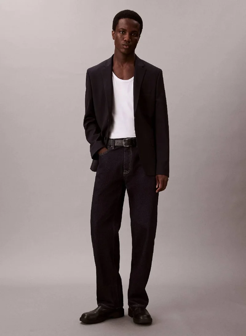 كالفن كلاين جينز بنطال جينز بقصّة مستقيمة بنمط التسعينات