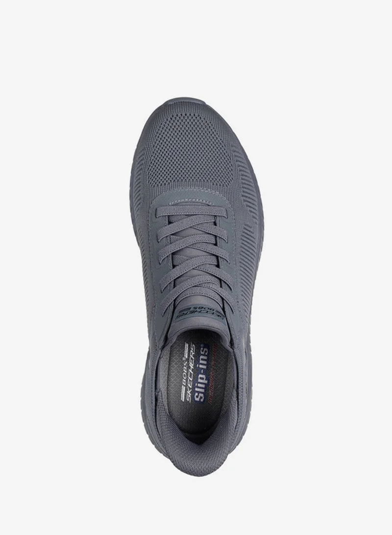 SKECHERS Men Bobs Squad Chaos Bungee Slip-On Sneakers